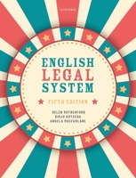 English Legal System 0192858858 Book Cover