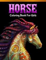 Horse Coloring Book For Girls: Cute Animals: Relaxing Colouring Book | Coloring Activity Book | Discover This Collection Of Horse Coloring Pages 1673081584 Book Cover