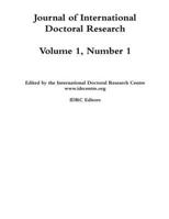 JIDR Vol 1 Number 1 1105824152 Book Cover