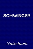 Schwinger Notizbuch: Notizbuch mit 110 linierten Seiten Format 6x9 DIN A5 Soft cover matt 1696862957 Book Cover