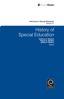 History of Special Education (Advances in Special Education, Vol. 21) 0857246291 Book Cover