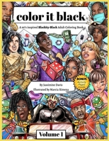 color it black: A 90's Inspired Blackity-Black Adult Coloring Book B09TBJ793K Book Cover