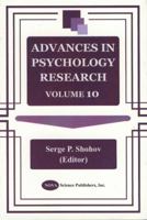 Advances in Psychology Research 1590331621 Book Cover