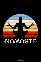 Namaste Notebook: Yoga Notizbuch Meditation Geschenk und Reisetagebuch f�r Asana Training Hatha Yoga �bung und Lehrer Yoga Sch�ler Kundalini Chakra Tree Zen Buddhist Geschenk Tagebuch Notizen I Gr��e 1692519271 Book Cover