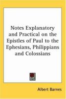 Barnes Notes Eph - Col 0801005183 Book Cover