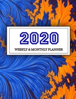 2020 Planner Weekly and Monthly: Jan 1, 2020 to Dec 31, 2020: Weekly & Monthly Planner + Calendar Views Inspirational Quotes and Navy Floral Cover ... December 2020 170621300X Book Cover