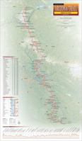 The Arizona Trail Wall Map - Laminated (14 x 24 inches) (Erik the Black’s Hiking Maps) 1736727990 Book Cover