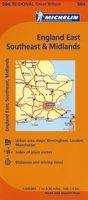 South East England/The Midlands/East Anglia (Maps/Regional (Michelin)) 2067175025 Book Cover