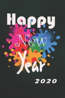 Happy New Year 2020: This is lined journal that makes a perfect Happy New Year gift for men or women. It's 6x9 with 120 pages. 1708518592 Book Cover