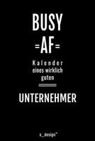 Kalender 2020 f�r Unternehmer: Wochenplaner / Tagebuch / Journal f�r das ganze Jahr: Platz f�r Notizen, Planung / Planungen / Planer, Erinnerungen und Spr�che 1708070508 Book Cover