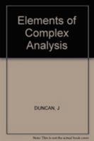 Elements of Complex Analysis 0471225665 Book Cover