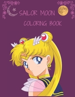 sailor moon: coloring book for kids B0BJ4YHY92 Book Cover