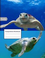 Turtle Composition Notebook: Large Turtle Notebook, Perfect for School Subject and Work Classroom, Homework Supplies 1080350411 Book Cover