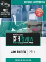 Bisk CPA Review: Auditing & Attestation - 37th Edition 2008-2009 (Comprehensive CPA Exam Review Auditing & Attestation) 0881280240 Book Cover
