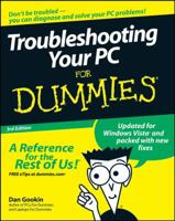 Troubleshooting your PC for Dummies 0764577425 Book Cover