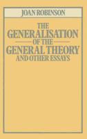 Generalization of General Theory (Joan Robinson) 0333259408 Book Cover