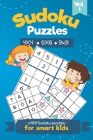 sudoku puzzles for smart kids: +100 fun logic sudoku puzzles, brain teaser workout B088YC5C84 Book Cover