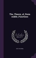 The_theory_of_permutable_functions 1354731085 Book Cover