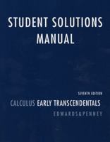 Student Solutions for Calculus, Early Transcendentals 0136147062 Book Cover