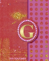 2020-2024 5 Year Monthly Planner: Initial Monogram Letter G 60 Months Calendar, 5 Year Agenda Schedule Organizer, Logbook and Personalized Journal 1707958297 Book Cover