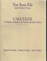 Calculus for Business Economics, Life Science and Social Sciences 0130921920 Book Cover
