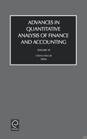 Advances in Quantitative Analysis of Finance and Accounting, Volume 10 0762309695 Book Cover