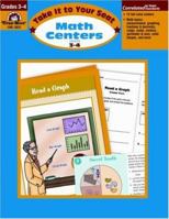 Math Centers Grades 3-4 (Take It to Your Seat) 1557999791 Book Cover