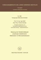 Messung Der Dielektrizitatszahl Anisotroper Dielektrischer Materialien Im Mikrowellenbereich 3531029614 Book Cover