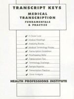 Transcription Keys Medical Transcription 0130740063 Book Cover