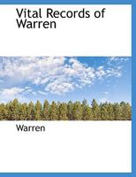 Vital Records of Warren 1010014501 Book Cover