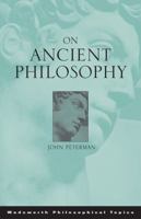 On Ancient Philosophy 0534595723 Book Cover