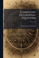 Elementary Differential Equations, Volume 20... 1279253363 Book Cover