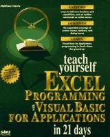Teach Yourself Excel Programming With Visual Basic for Applications in 21 Days (Teach Yourself) 0672307820 Book Cover
