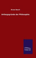 Anfangsgrunde Der Philosophie 3846028622 Book Cover