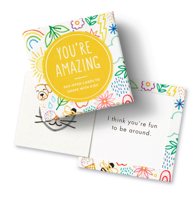 ThoughtFulls for Kids: You're Amazing: Pop-Open Cards to Share with Kids 1966077157 Book Cover