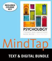 Psychology: Themes & Variations [with LMS MindTap Psychology 1-Term Access Code] 1337127507 Book Cover