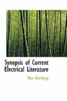 Synopsis of Current Electrical Literature 0469226285 Book Cover