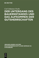 Der Untergang Des Bauernstandes Und Das Aufkommen Der Gutsherrschaften 3111051382 Book Cover