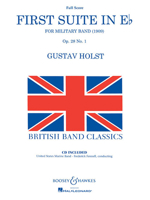 First Suite In E Flat For Military Band Deluxe Score With CD 1St 1495069265 Book Cover