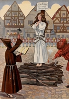 Carnet blanc : Jouons à l'histoire : Jeanne d'Arc 2011171547 Book Cover