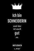 Notizbuch f�r Schneider / Schneiderin: Originelle Geschenk-Idee [120 Seiten kariertes blanko Papier] 1677548541 Book Cover