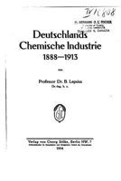 Deutschlands Chemische Industrie 1534827951 Book Cover
