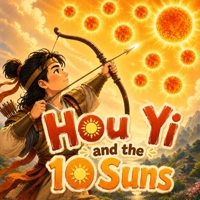 Hou Yi and the 10 Suns: Chinese Mythology Stories for Kids (Chinese Mythology for Kids) 1998317412 Book Cover