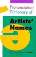 Pronunciation Dictionary of Artists' Names 082122025X Book Cover
