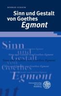 Sinn Und Gestalt Von Goethes 'Egmont' 3825361306 Book Cover