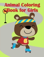 Animal Coloring Book For Girls: Super Cute Kawaii Coloring Pages for Teens 1679011138 Book Cover