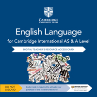 Cambridge International as and a Level English Language Cambridge Elevate Teacher's Resource Access Card 1108455891 Book Cover