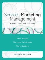 Services Marketing Management: A Strategic Perspective 0470091169 Book Cover