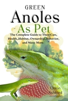 GREEN ANOLES AS PET: A Complete Guide to Their Care, Health, Habitat, Ownership, Behavior, And Many More. B0F3WJFQSM Book Cover