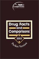 Drug Facts and Comparisons 2003: Pocket Version 1574391364 Book Cover